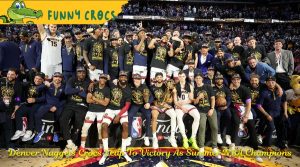 Denver Nuggets Crocs Leap To Victory As Summer NBA Champions