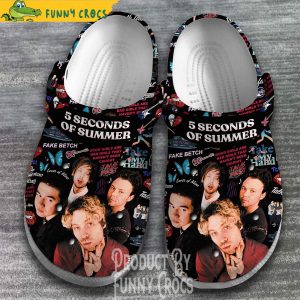 5 Seconds Of Summer Tour Music Crocs Shoes Music Gifts 1