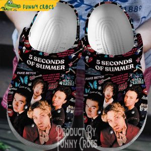 5 Seconds Of Summer Tour Music Crocs Shoes Music Gifts 2