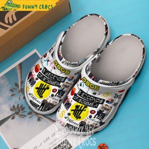 5 seconds Of Summer Wildflower Crocs Shoes 2