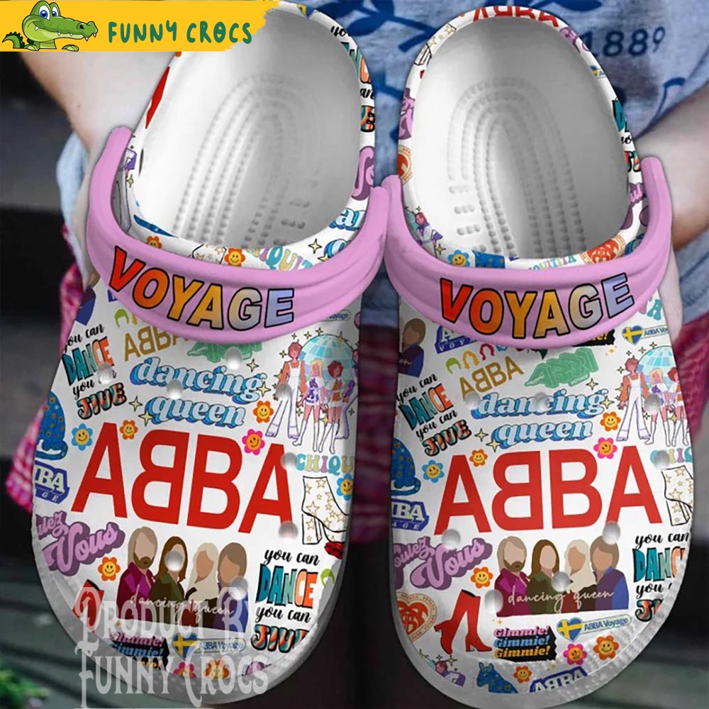 Abba Dancing Queen Music Crocs Shoes