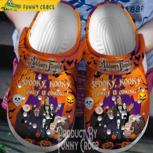 Addams Family Halloween Crocs 1