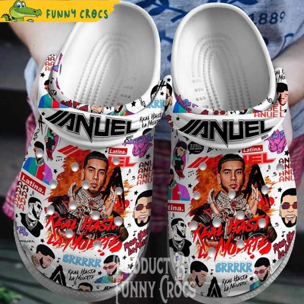 Anuel AA Real Hasta La Muerte Crocs Clogs - Discover Comfort And Style ...