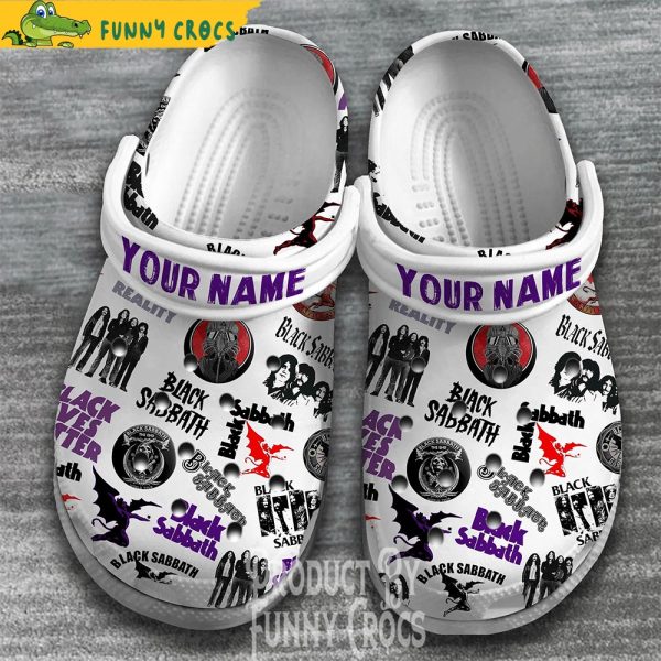 Black Sabbath Band Music Crocs Clog Shoes