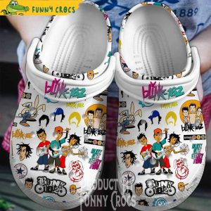 Blink 182 Members Music Crocs Shoes 1