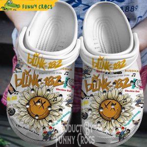 Blink 182 Sunflower Music Crocs Shoes