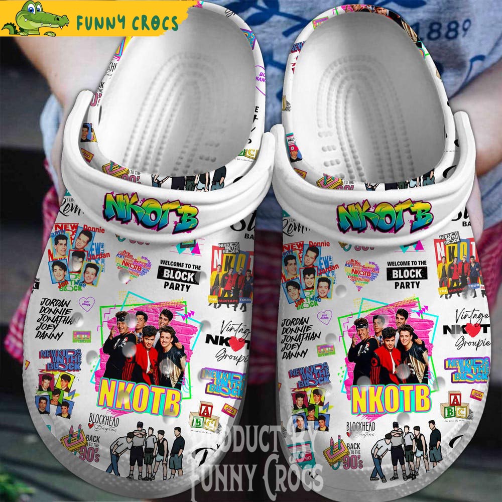 Block Party NKOTB Tour Music Crocs