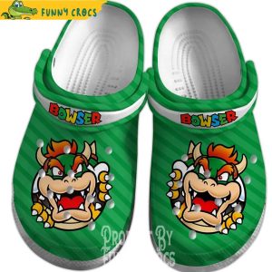 Bowser Green Gifts , Super Mario Crocs