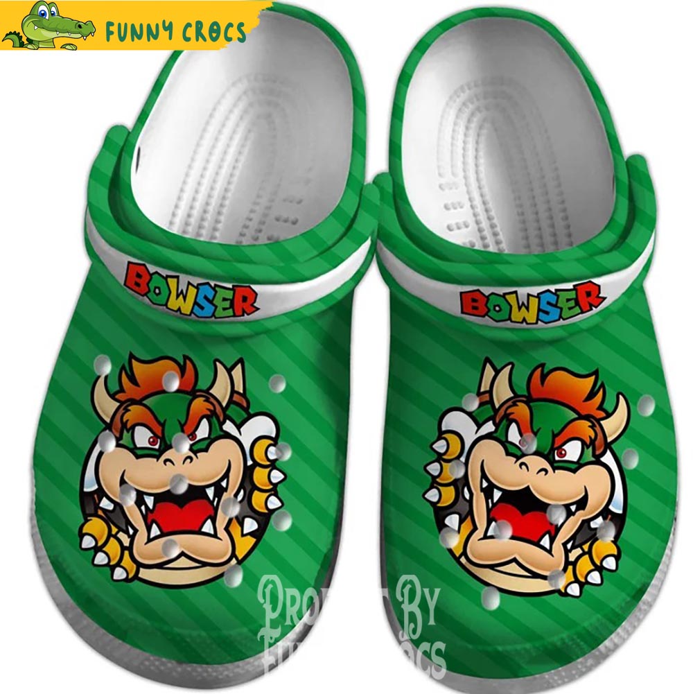 Bowser Green Gifts , Super Mario Crocs - Discover Comfort And Style ...