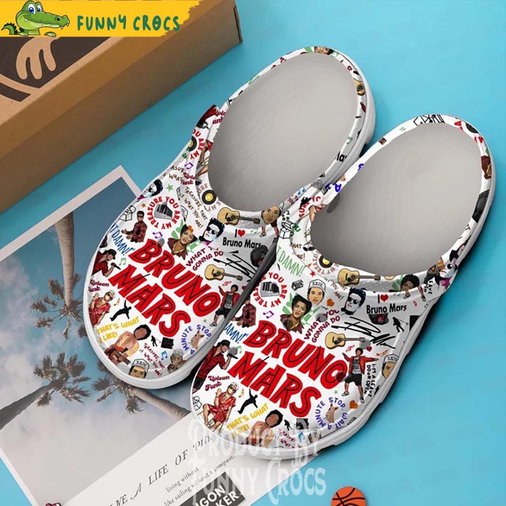 Bruno Mars Singer Crocs Slippers - Discover Comfort And Style Clog ...