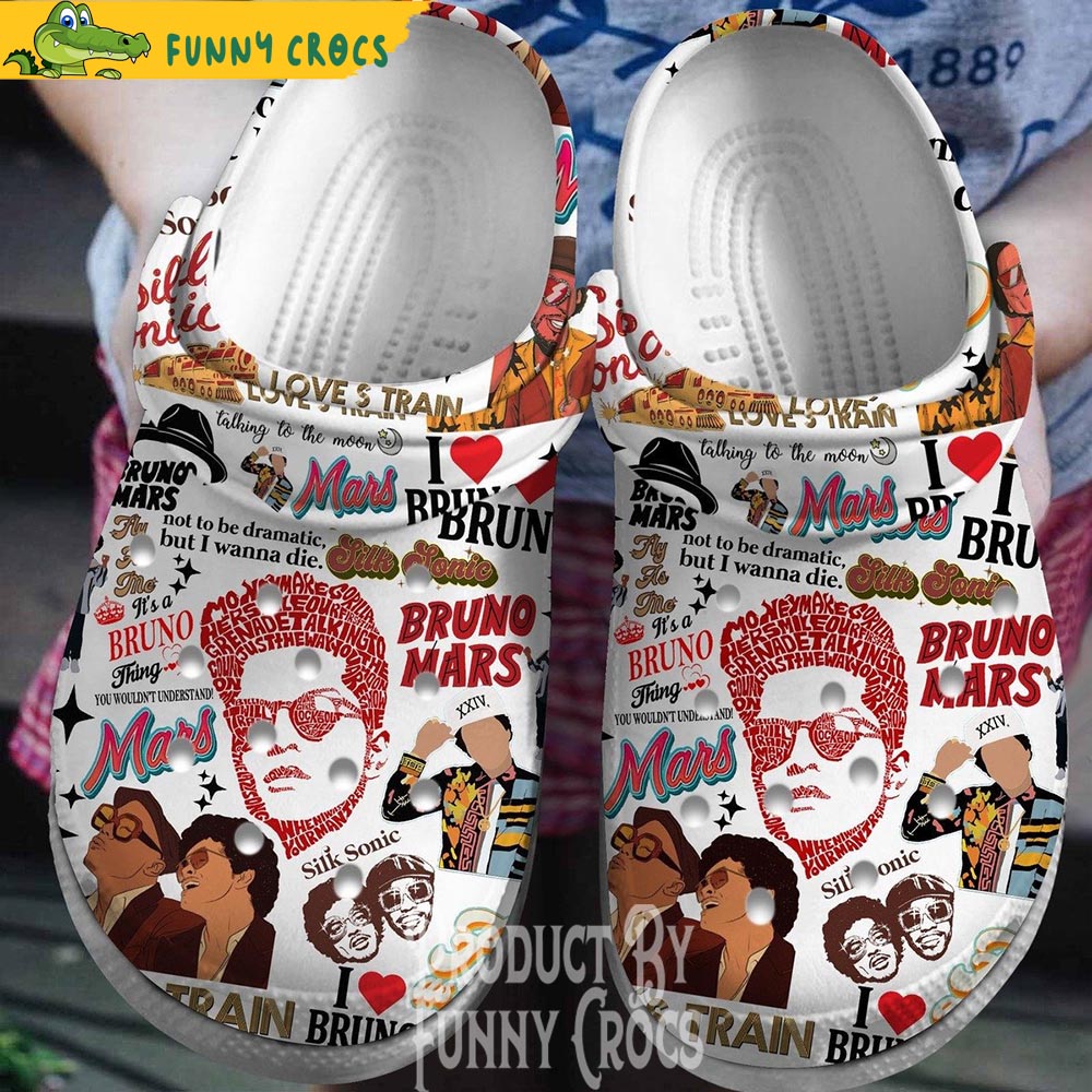 Bruno Mars Singer Music Crocs Clogs Shoes