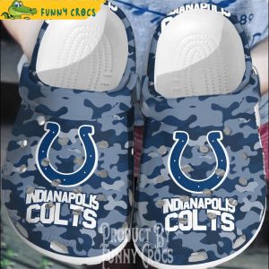 Camo Football Indianapolis Colts Crocs