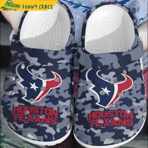 Camo Houston Texans Crocs, Funny Crocs