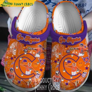 Clemson Tigers Crocs By Funny Crocs