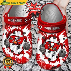 Customized Tampa Bay Buccaneers Crocs Shoes