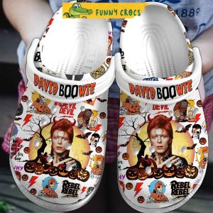 David Boowie Devil Halloween Crocs Shoes 1