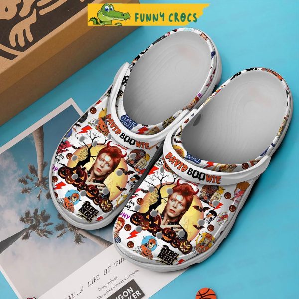 David Bowie Devil Halloween Crocs Shoes
