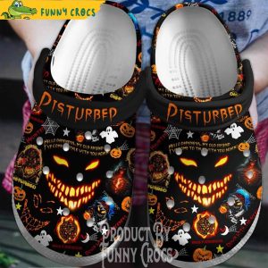 Disturbed Band Music Halloween Crocs 2