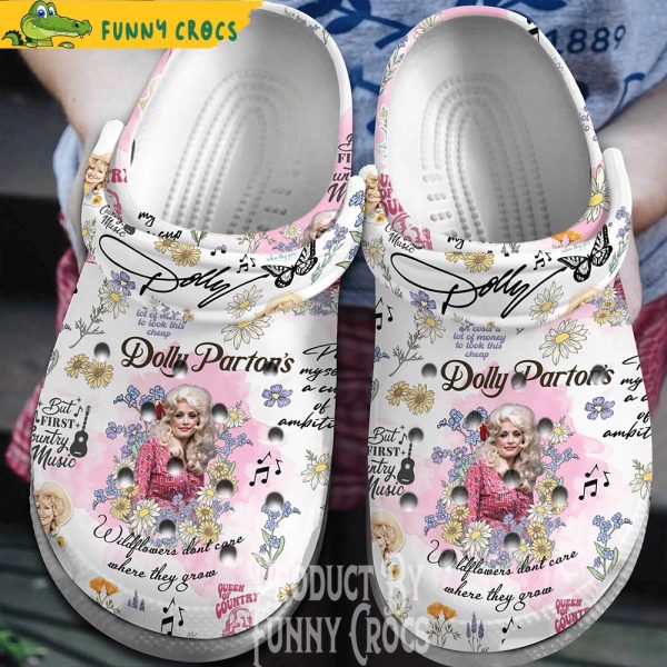 Dolly Parton Singer Music Crocs Shoes