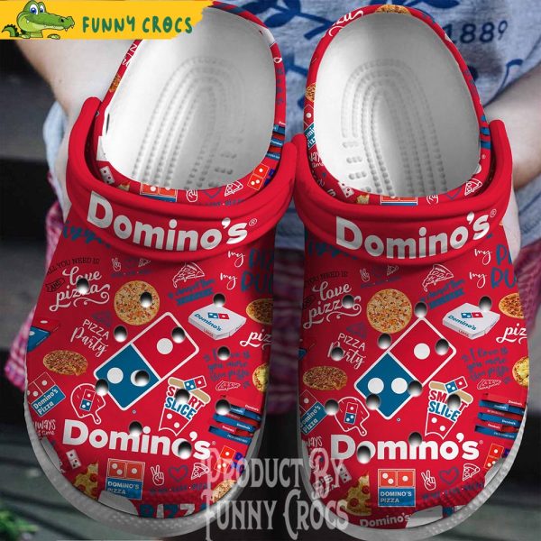 Dominos Pizza Food Crocs Shoes