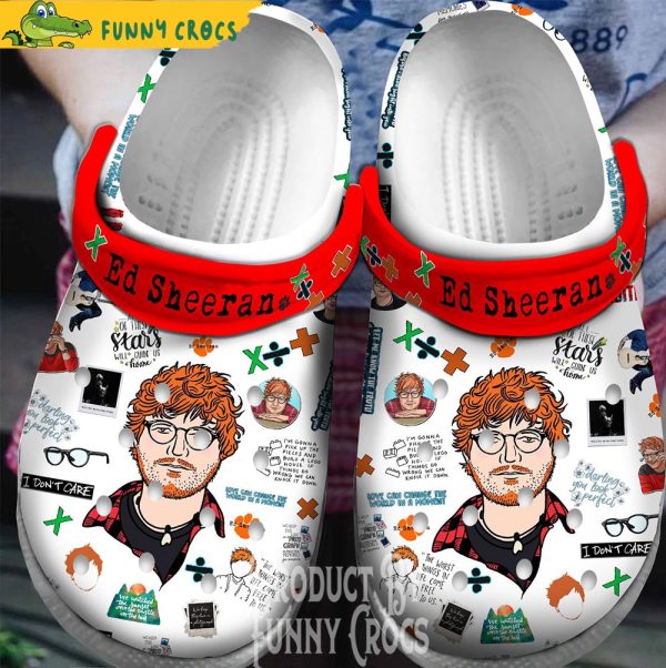 Ed Sheeran Face Music Crocs Shoes