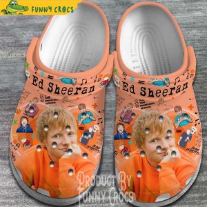 Ed Sheeran Singer Music Orange Crocs 1