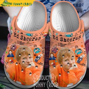 Ed Sheeran Singer Music Orange Crocs 2