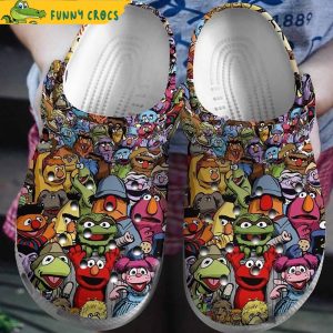 Elmo Muppet Pattern Crocs