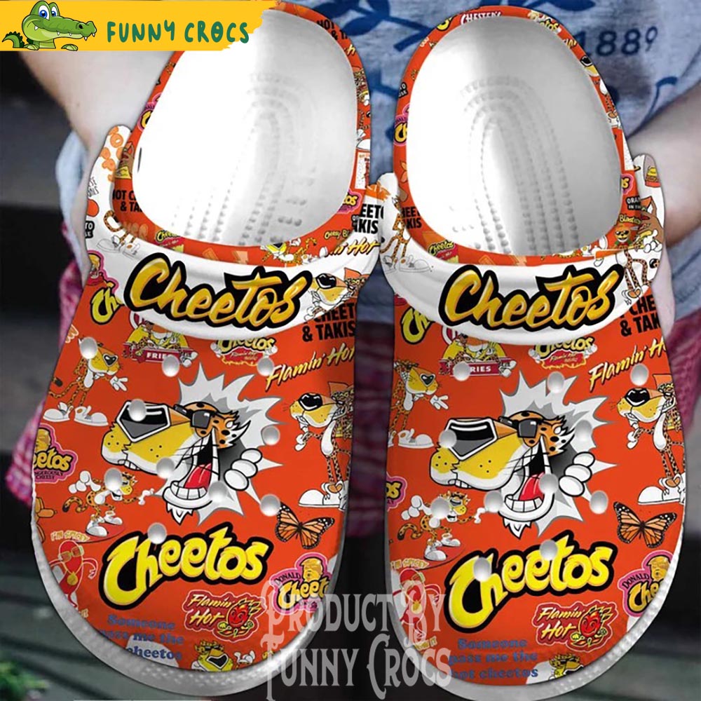 Flamin Hot Cheetos Crocs Clogs Shoes