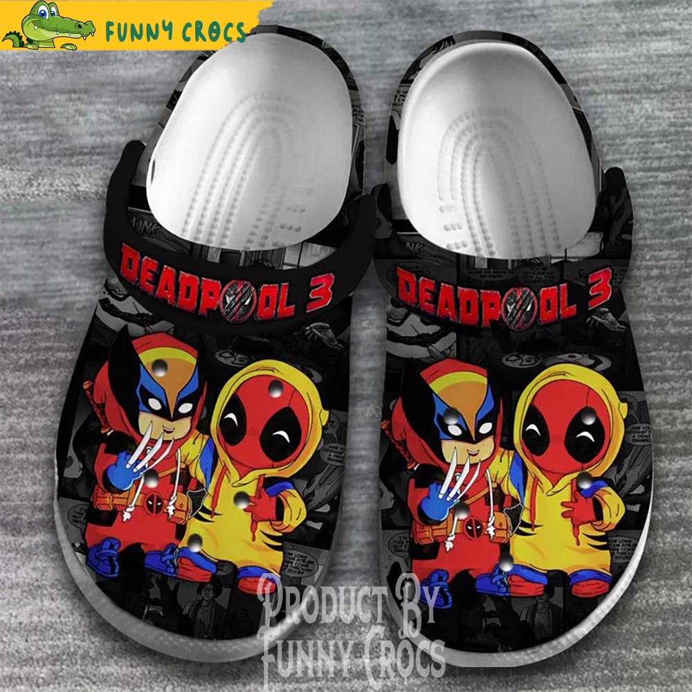 Funny Wolverine Deadpool 3 Crocs Clogs - Discover Comfort And Style ...