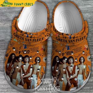 Greta Van Fleet Band Members Music Crocs Shoes 2