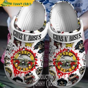 Guns N Rose Music Skull Crocs Shoes 1
