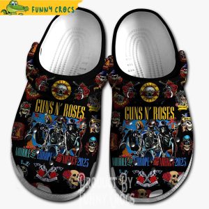 Guns N Roses Tour 2023 Music Crocs Shoes