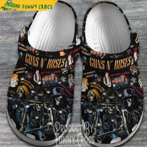 Guns N Roses Tribute Band Crocs Shoes 1