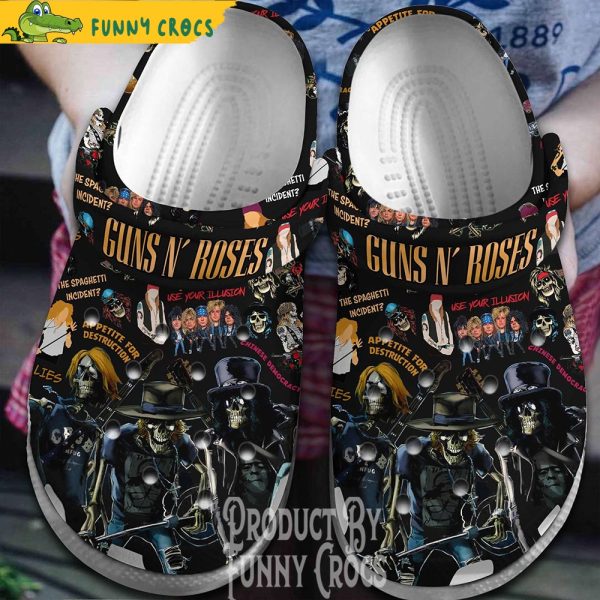 Guns N Roses Tribute Band Crocs Shoes