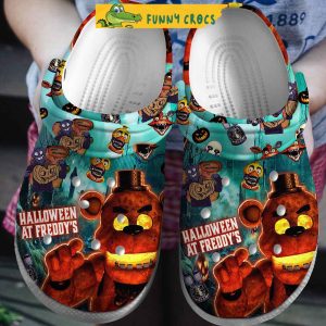 Halloween At Freddy’s Crocs Clog Shoes