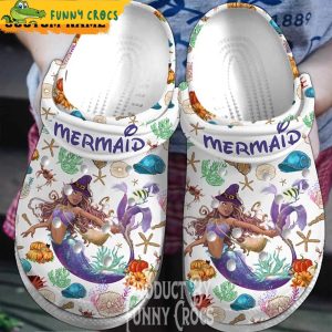 Halloween Mermaid Crocs Slippers