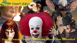 Creepy Crawly Cinema: Halloween Movie Crocs Unleashed