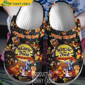 Happy Halloween Winnie The Pooh Crocs Shoes 1