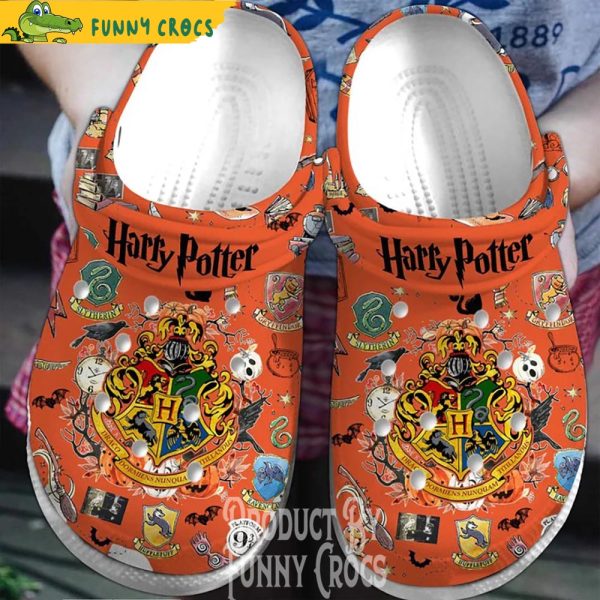 Harry Potter Halloween Pumpkin Crocs Shoes