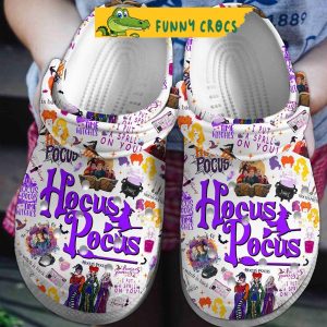 Hocus Pocus I Put A Spell On You Time Witches Halloween Crocs