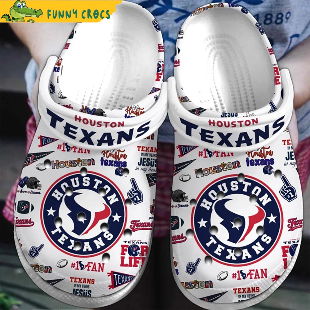 Houston Texans Crocs Shoes