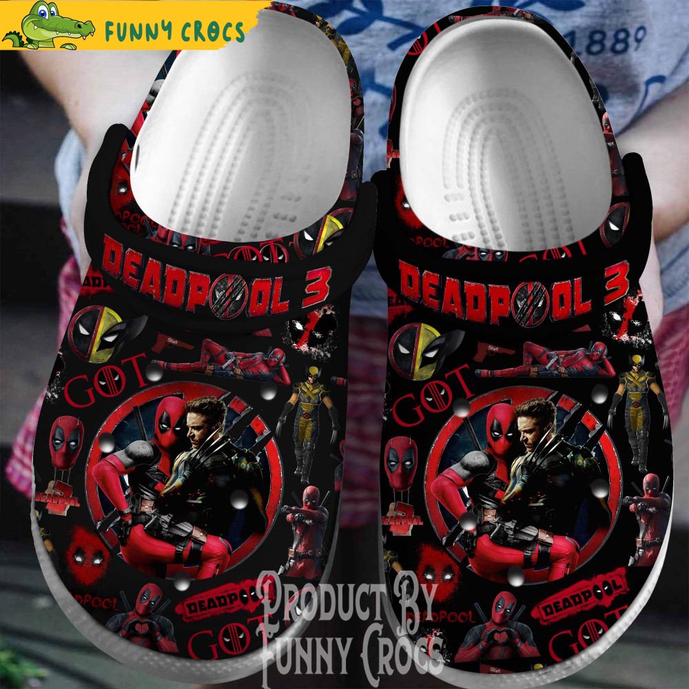Hugh Jackman Deadpool 3 Crocs Clogs - Discover Comfort And Style Clog ...