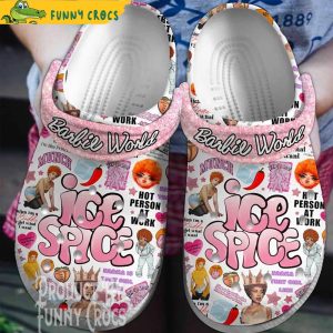 Ice Spice Barbie World Crocs Clogs 1