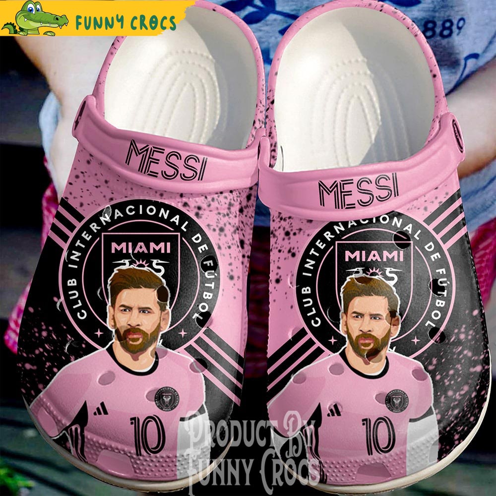 Inter Miami Lionel Messi Crocs Slippers