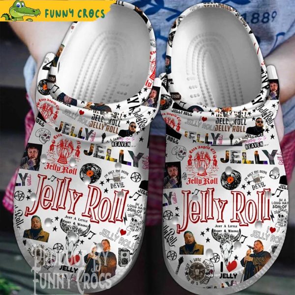 Jelly Roll Singer Crocs Crocband Shoes
