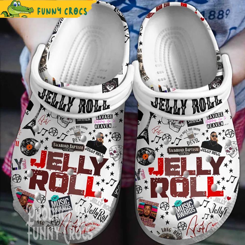 Jelly Roll Tour 2023 Crocs Clogs