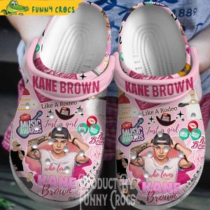 Kane Brown Singer Music Pink Crocs