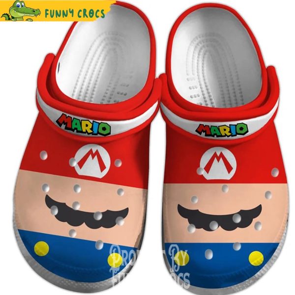 Logo Mario, Super Mario Crocs Shoes
