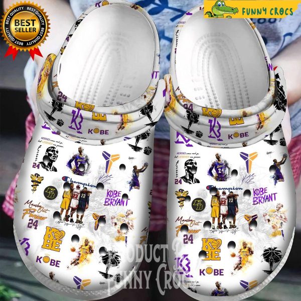 Los Angeles Lakers Kobe Bryant Crocs Shoes